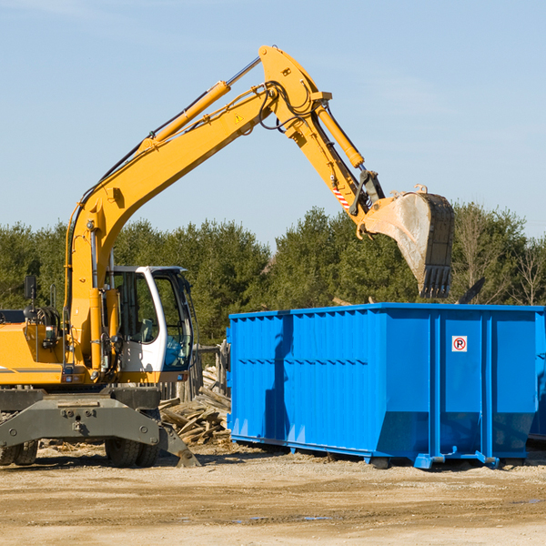 can i choose the location where the residential dumpster will be placed in Millville